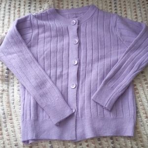 Trendy lilac cardigan